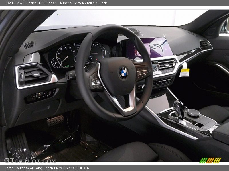 Mineral Gray Metallic / Black 2021 BMW 3 Series 330i Sedan