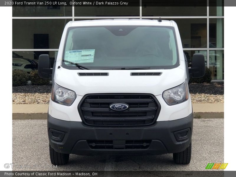 Oxford White / Dark Palazzo Grey 2020 Ford Transit Van 250 LR Long