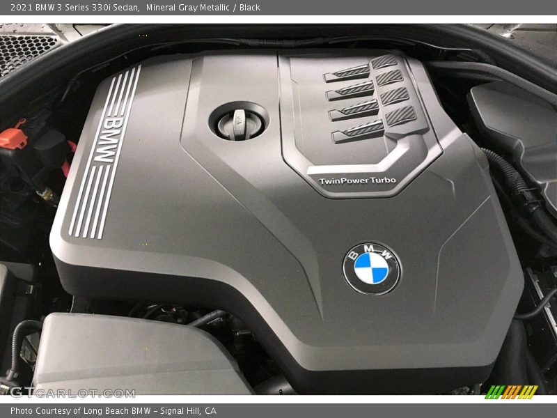 Mineral Gray Metallic / Black 2021 BMW 3 Series 330i Sedan