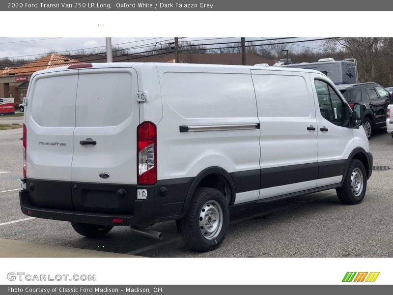 Oxford White / Dark Palazzo Grey 2020 Ford Transit Van 250 LR Long