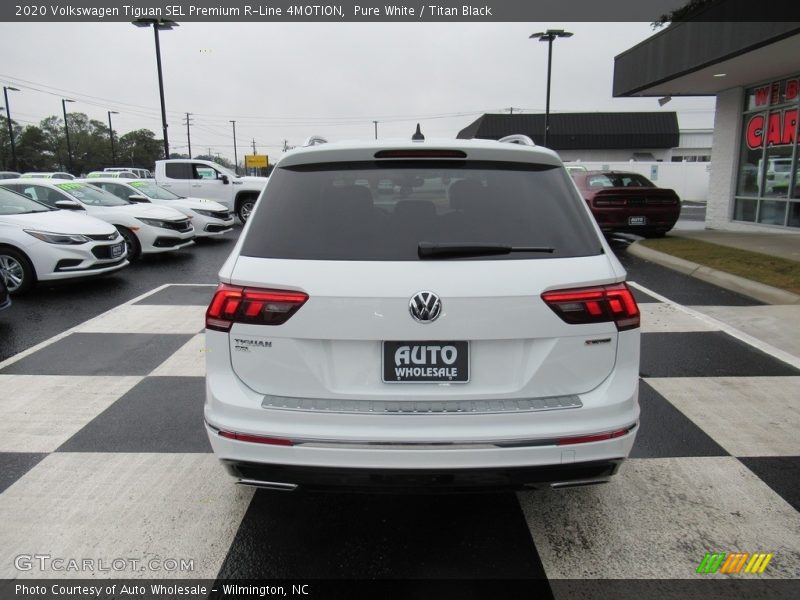 Pure White / Titan Black 2020 Volkswagen Tiguan SEL Premium R-Line 4MOTION