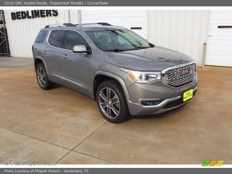 Pepperdust Metallic / Cocoa/Shale 2019 GMC Acadia Denali