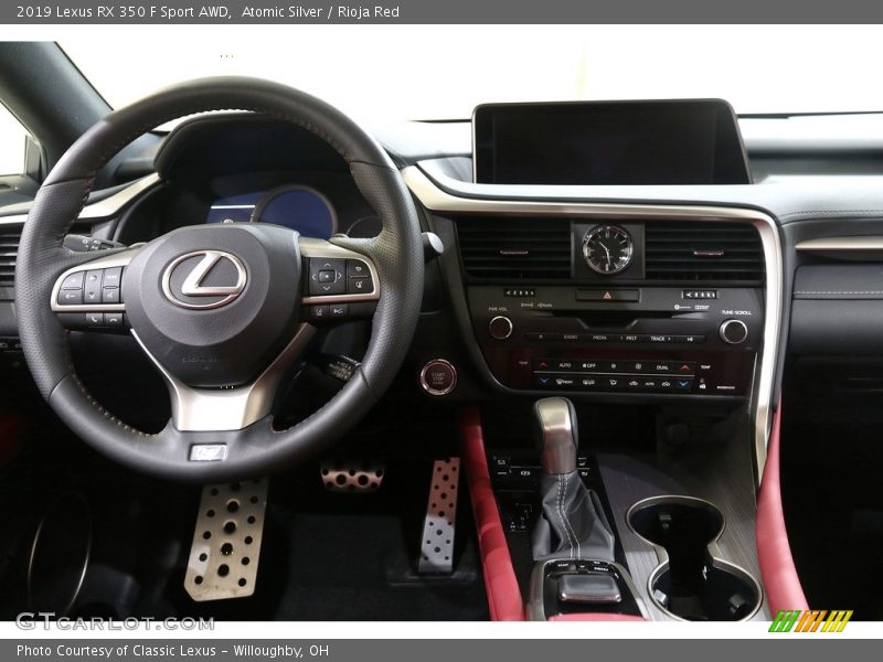 Atomic Silver / Rioja Red 2019 Lexus RX 350 F Sport AWD