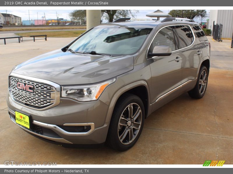 Pepperdust Metallic / Cocoa/Shale 2019 GMC Acadia Denali