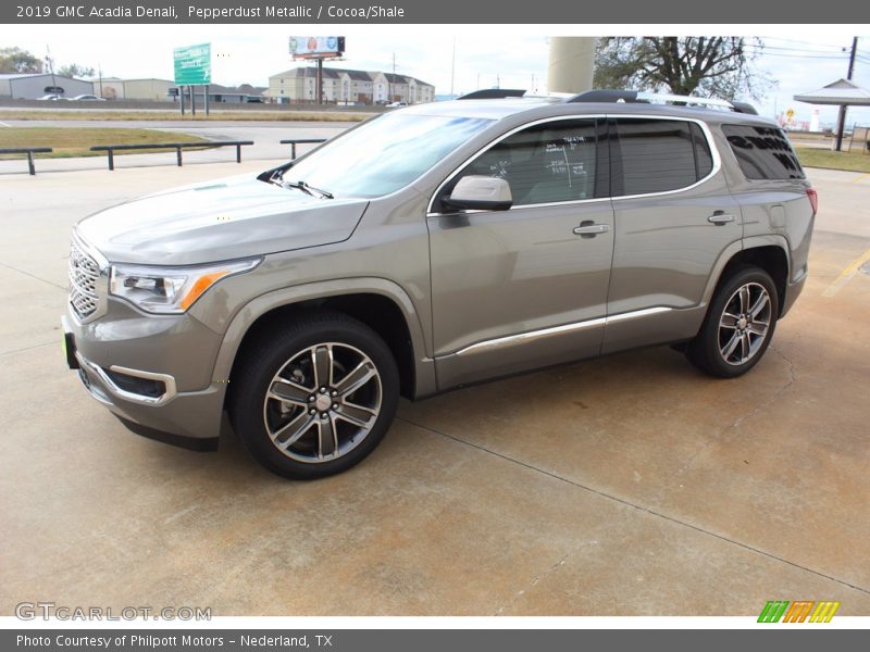 Pepperdust Metallic / Cocoa/Shale 2019 GMC Acadia Denali