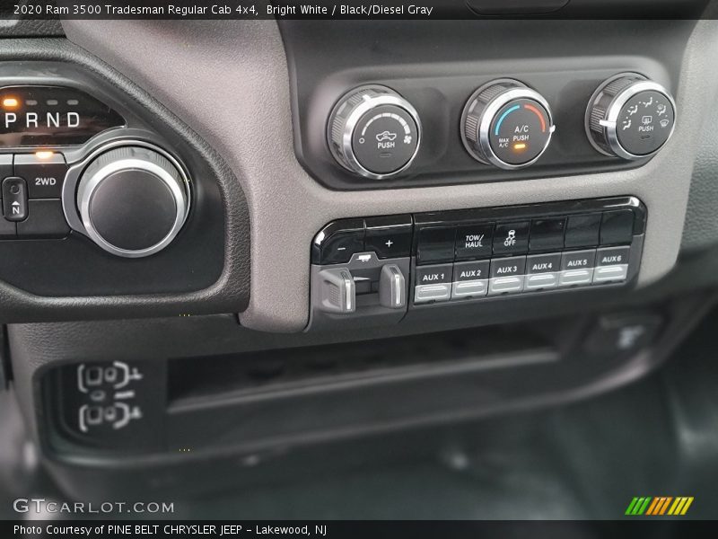 Bright White / Black/Diesel Gray 2020 Ram 3500 Tradesman Regular Cab 4x4
