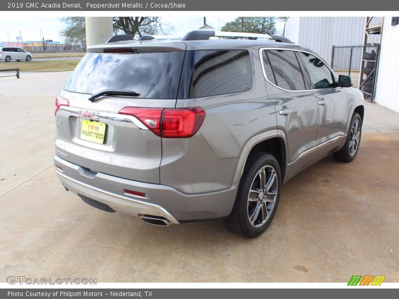 Pepperdust Metallic / Cocoa/Shale 2019 GMC Acadia Denali