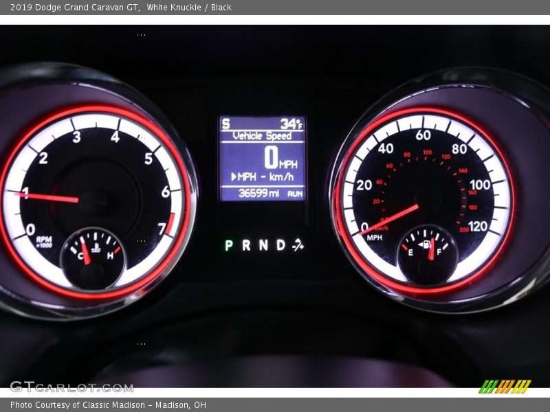 White Knuckle / Black 2019 Dodge Grand Caravan GT