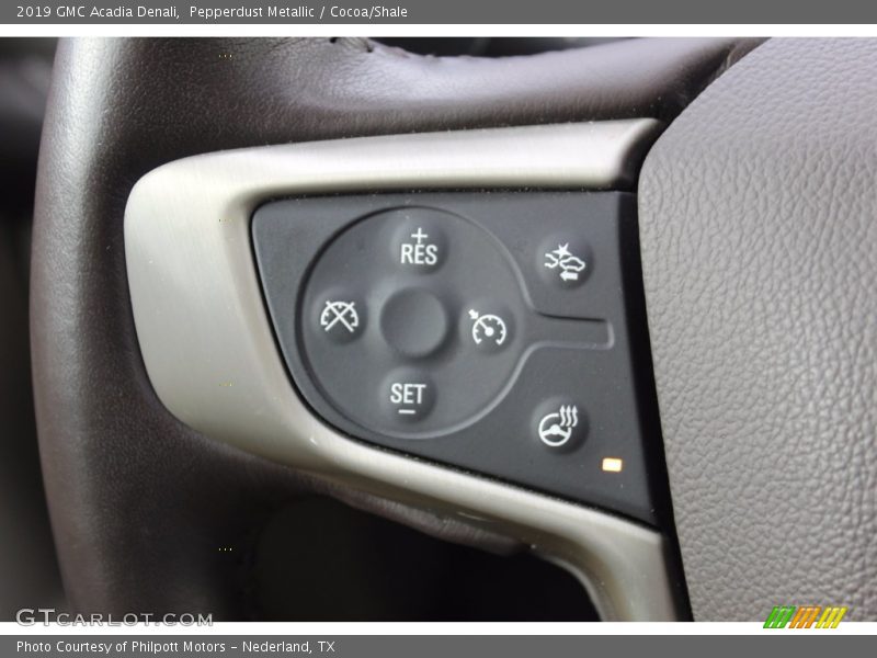 Pepperdust Metallic / Cocoa/Shale 2019 GMC Acadia Denali