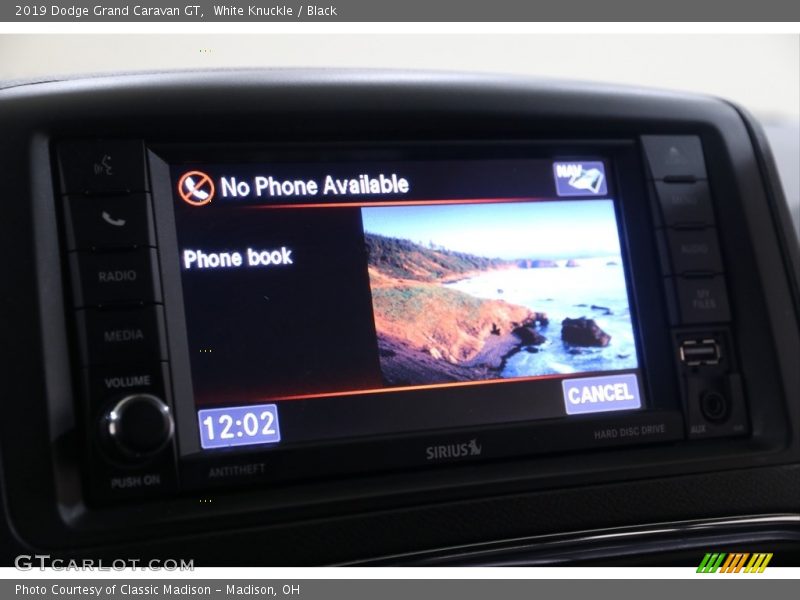 White Knuckle / Black 2019 Dodge Grand Caravan GT