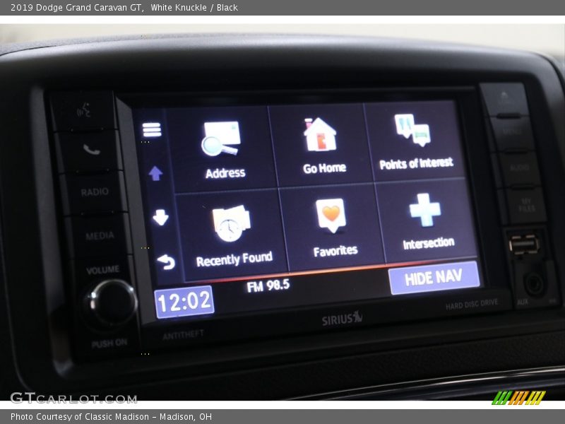 White Knuckle / Black 2019 Dodge Grand Caravan GT