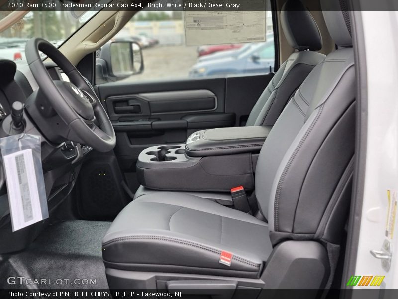 Bright White / Black/Diesel Gray 2020 Ram 3500 Tradesman Regular Cab 4x4