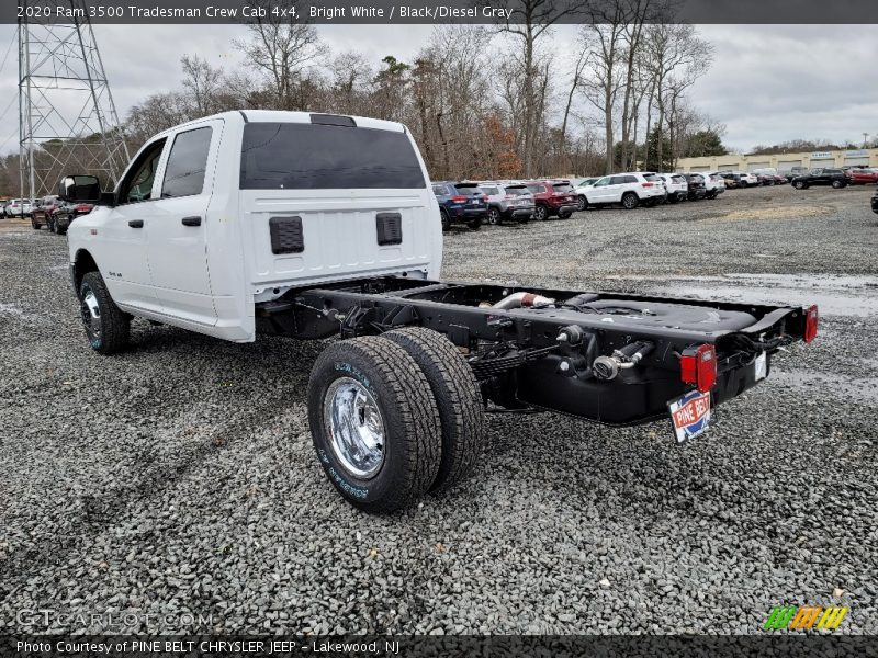 Bright White / Black/Diesel Gray 2020 Ram 3500 Tradesman Crew Cab 4x4