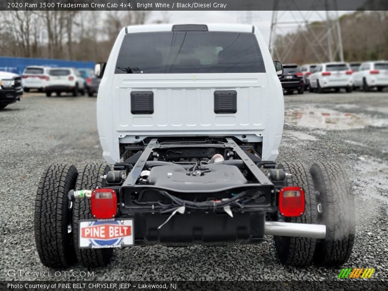 Bright White / Black/Diesel Gray 2020 Ram 3500 Tradesman Crew Cab 4x4