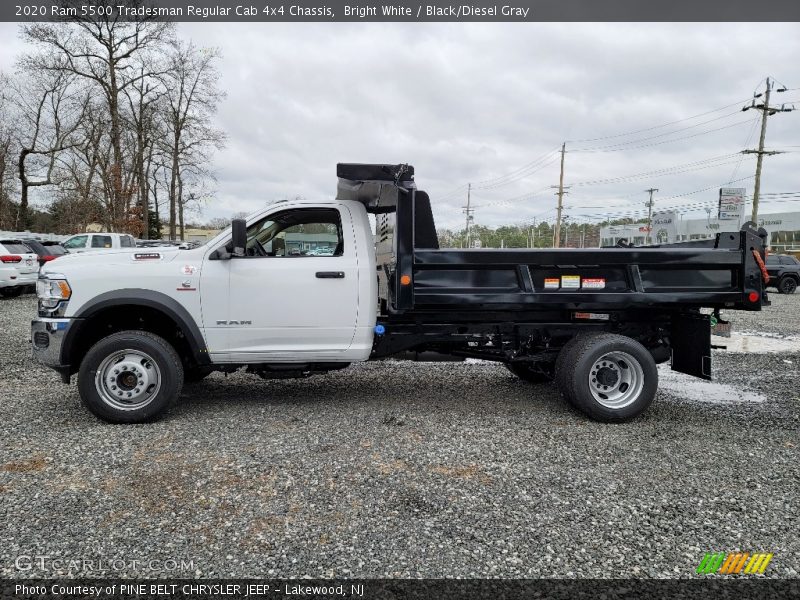 Bright White / Black/Diesel Gray 2020 Ram 5500 Tradesman Regular Cab 4x4 Chassis