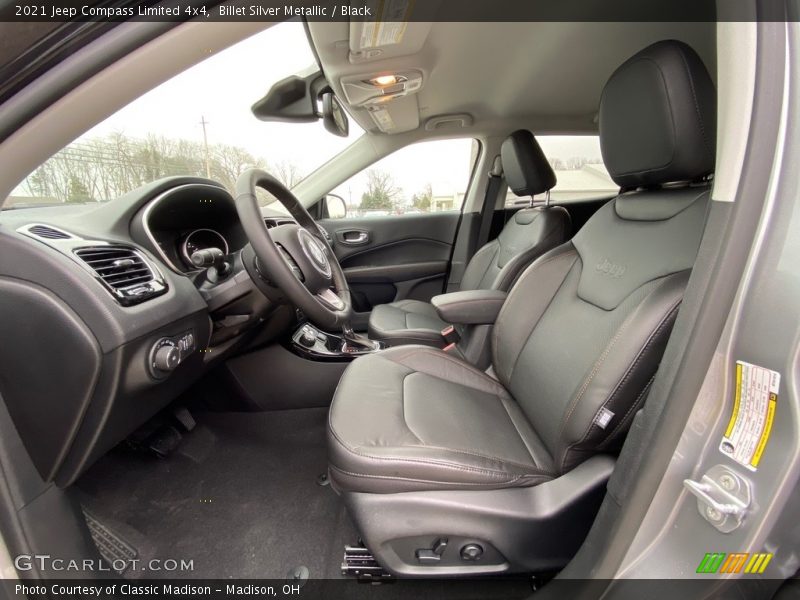 Front Seat of 2021 Compass Limited 4x4