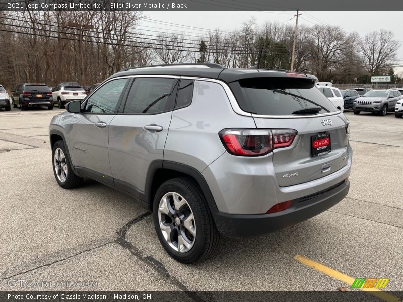 Billet Silver Metallic / Black 2021 Jeep Compass Limited 4x4