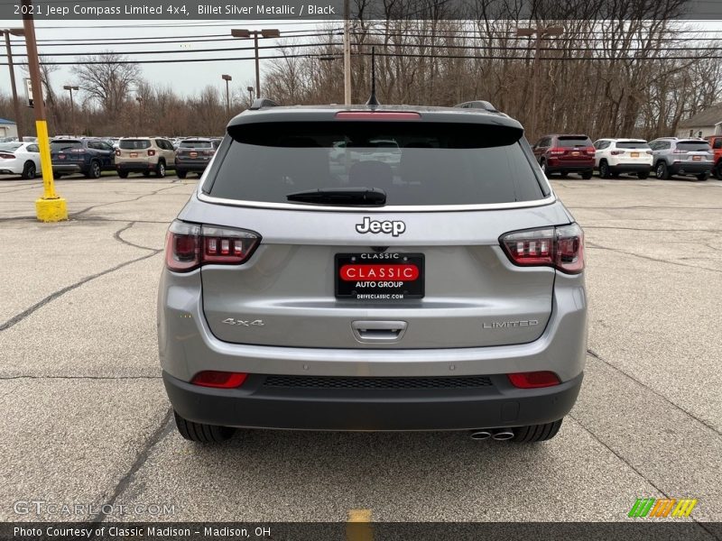 Billet Silver Metallic / Black 2021 Jeep Compass Limited 4x4