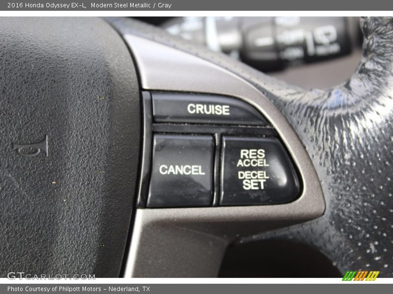 Modern Steel Metallic / Gray 2016 Honda Odyssey EX-L