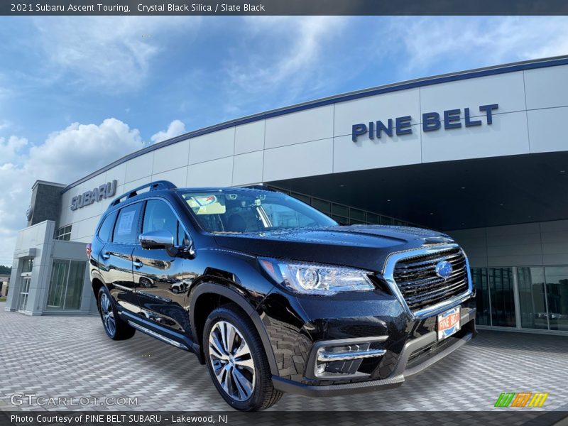 Crystal Black Silica / Slate Black 2021 Subaru Ascent Touring