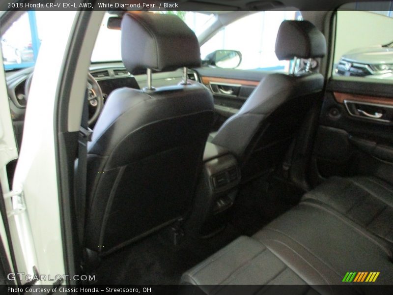 White Diamond Pearl / Black 2018 Honda CR-V EX-L AWD