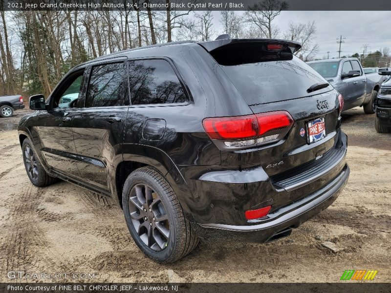 Diamond Black Crystal Pearl / Black 2021 Jeep Grand Cherokee High Altitude 4x4