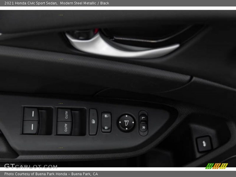 Modern Steel Metallic / Black 2021 Honda Civic Sport Sedan