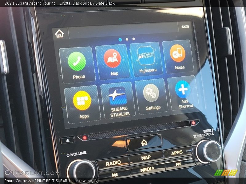 Crystal Black Silica / Slate Black 2021 Subaru Ascent Touring