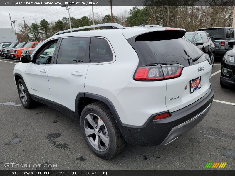 Bright White / Black 2021 Jeep Cherokee Limited 4x4