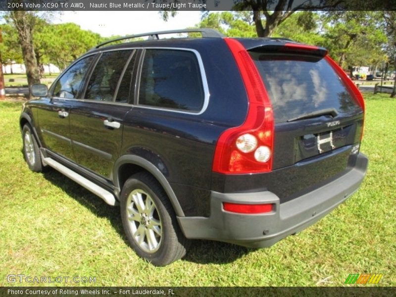 Nautic Blue Metallic / Taupe/Light Taupe 2004 Volvo XC90 T6 AWD