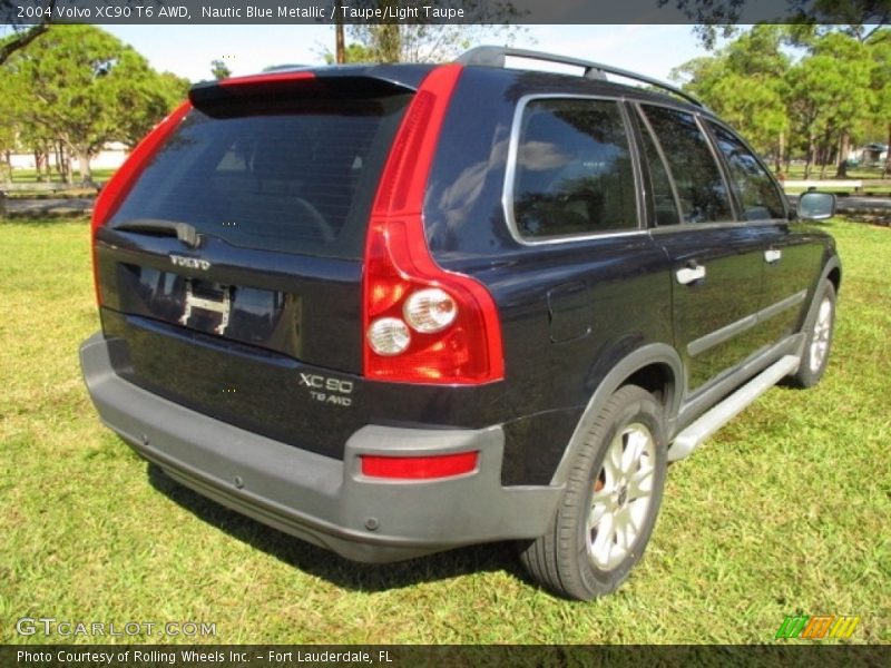 Nautic Blue Metallic / Taupe/Light Taupe 2004 Volvo XC90 T6 AWD