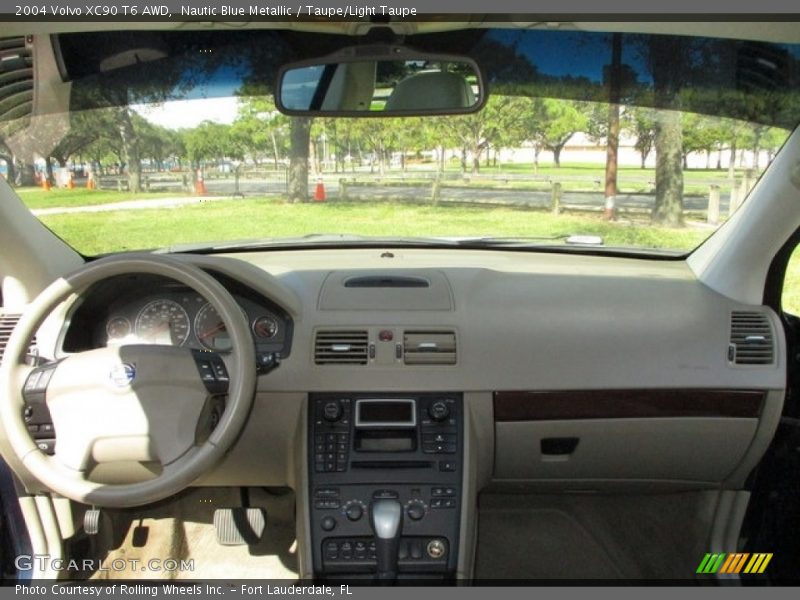 Nautic Blue Metallic / Taupe/Light Taupe 2004 Volvo XC90 T6 AWD