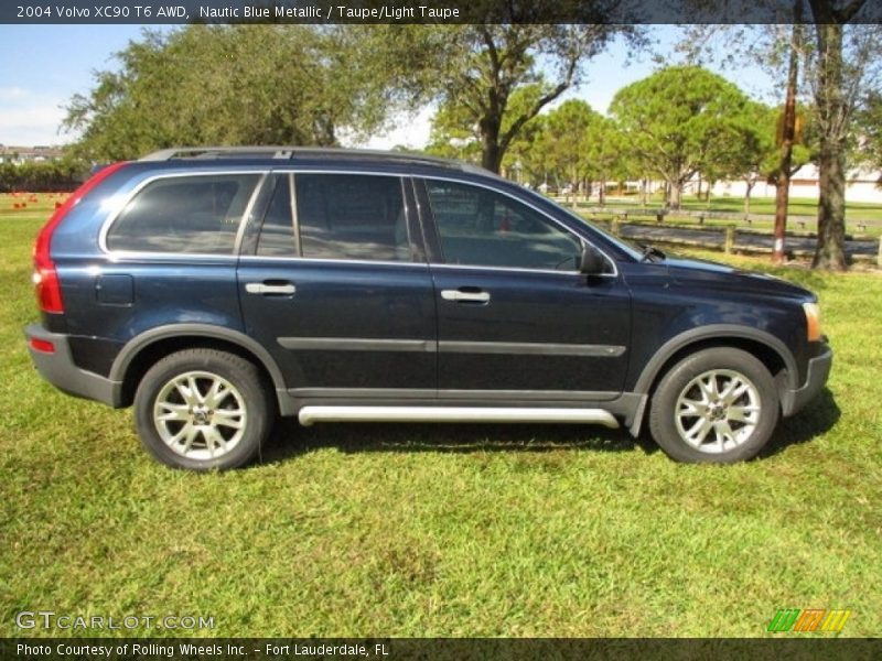 Nautic Blue Metallic / Taupe/Light Taupe 2004 Volvo XC90 T6 AWD