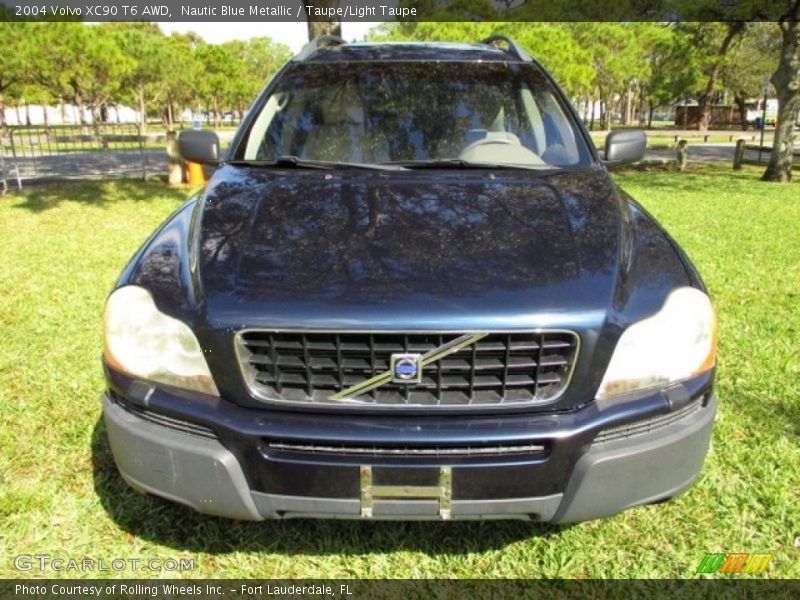 Nautic Blue Metallic / Taupe/Light Taupe 2004 Volvo XC90 T6 AWD