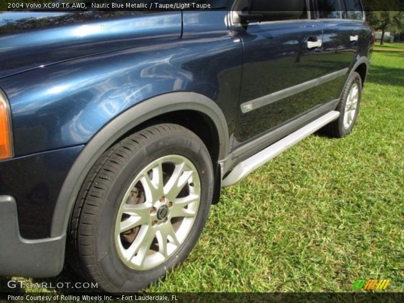 Nautic Blue Metallic / Taupe/Light Taupe 2004 Volvo XC90 T6 AWD