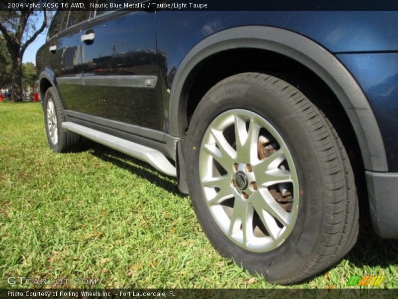 Nautic Blue Metallic / Taupe/Light Taupe 2004 Volvo XC90 T6 AWD