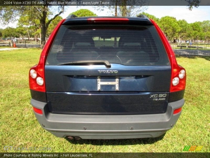 Nautic Blue Metallic / Taupe/Light Taupe 2004 Volvo XC90 T6 AWD