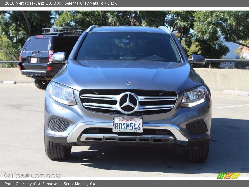 Selenite Grey Metallic / Black 2018 Mercedes-Benz GLC 300