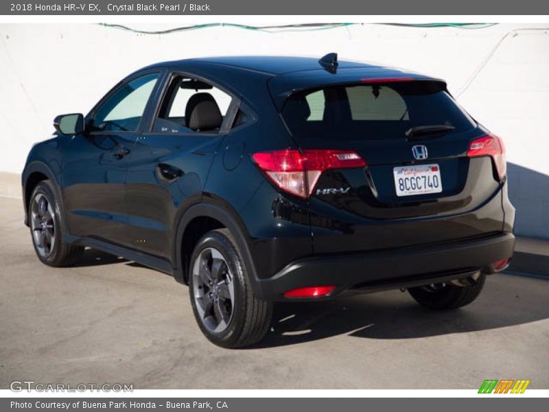 Crystal Black Pearl / Black 2018 Honda HR-V EX