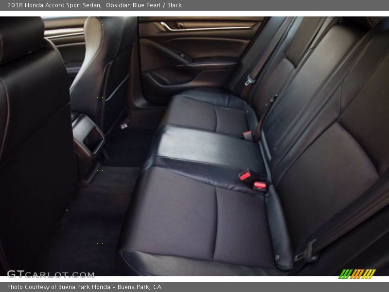 Obsidian Blue Pearl / Black 2018 Honda Accord Sport Sedan