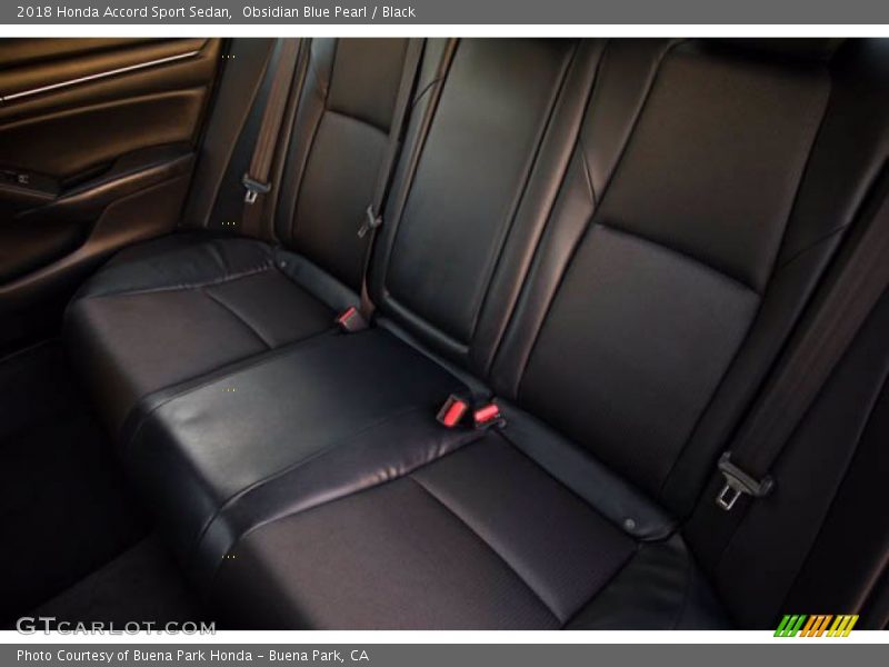 Obsidian Blue Pearl / Black 2018 Honda Accord Sport Sedan