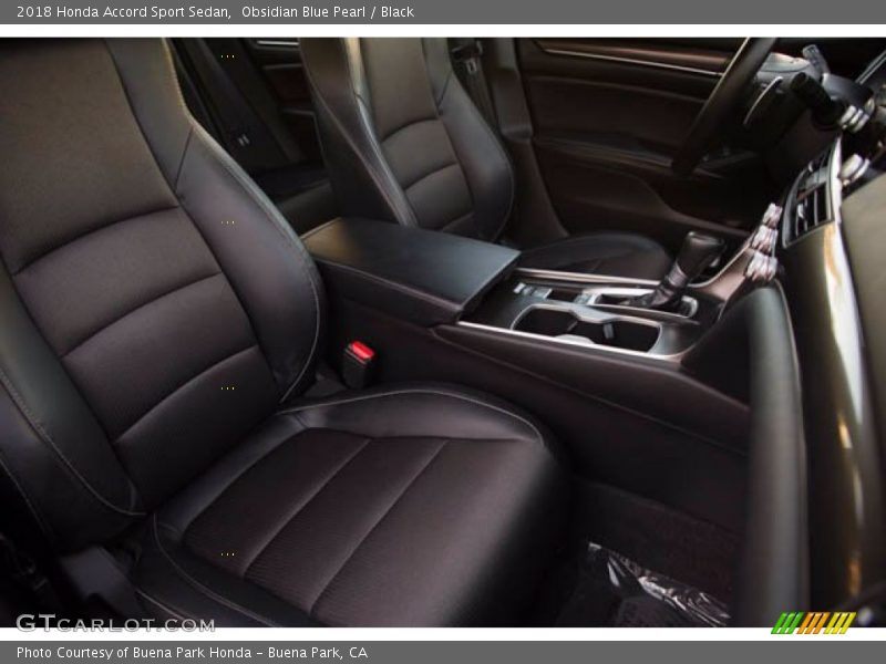 Obsidian Blue Pearl / Black 2018 Honda Accord Sport Sedan