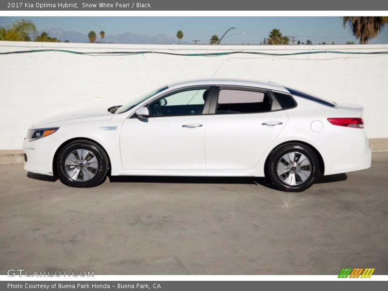  2017 Optima Hybrid Snow White Pearl