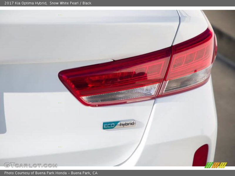 Snow White Pearl / Black 2017 Kia Optima Hybrid