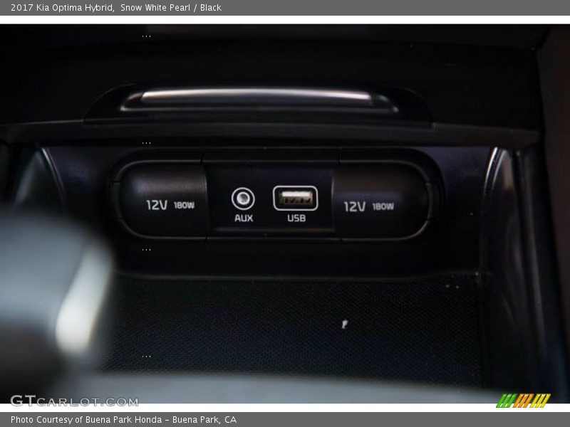 Snow White Pearl / Black 2017 Kia Optima Hybrid