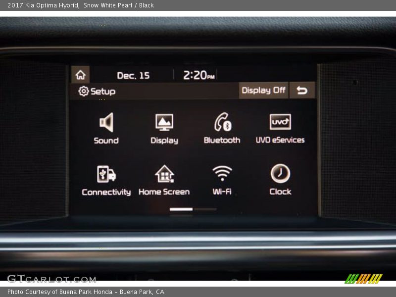Snow White Pearl / Black 2017 Kia Optima Hybrid