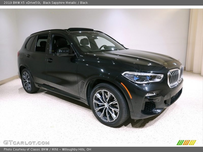 Black Sapphire Metallic / Black 2019 BMW X5 xDrive50i