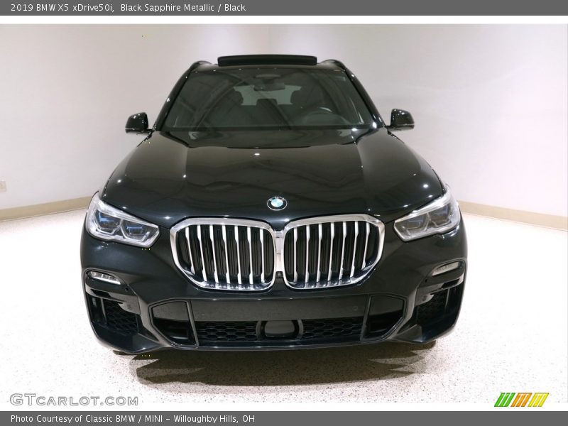 Black Sapphire Metallic / Black 2019 BMW X5 xDrive50i