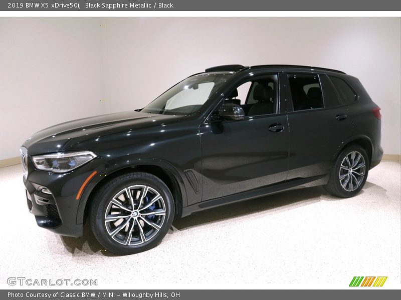 Black Sapphire Metallic / Black 2019 BMW X5 xDrive50i