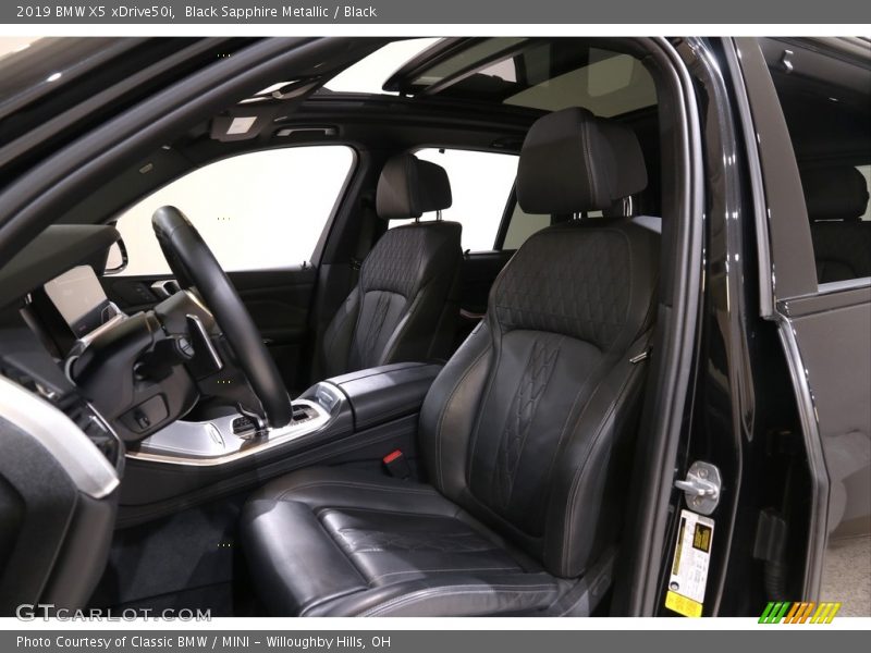 Black Sapphire Metallic / Black 2019 BMW X5 xDrive50i